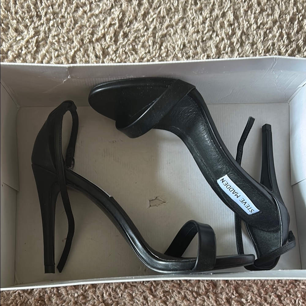 Steve Madden Black Stiletto Heels